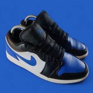 Air Jordan 1 Low Men's Size 8 / Women's 9.5 Shoes Royal Toe Alternate 553558-140